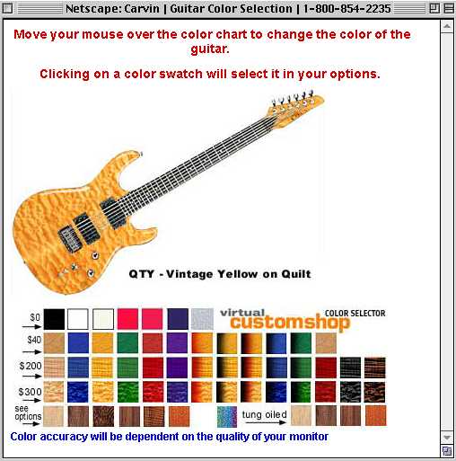 Buying a Carvin Guitar